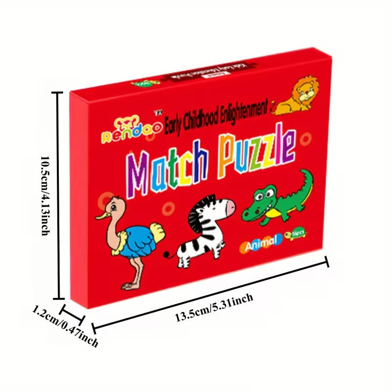 Match Puzzle de Animales – Rompecabezas Infantil de Asociación