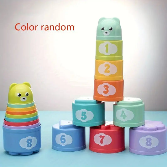 Torre de Apilamiento Educativa de Desarrollo para Bebés
